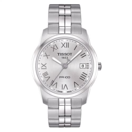 Tissot PR 100 Quartz 38 Stainless Steel / Silver / Bracelet