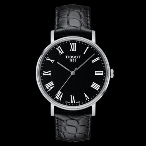 Tissot Everytime Medium Stainless Steel / Black / Strap