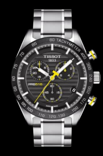 Tissot PRS 516 Chronograph Quartz Stainless Steel / Black / Bracelet