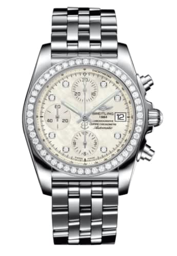 Breitling Chronomat 38 SleekT Stainless Steel / Diamond / MOP / Bracelet