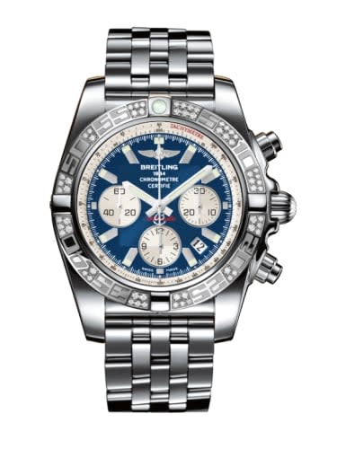 Breitling Chronomat 44 Stainless Steel / Diamond / Metallica Blue / Bracelet