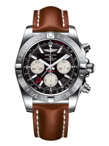 Breitling Chronomat 44 GMT Stainless Steel / Onyx Black / Calf