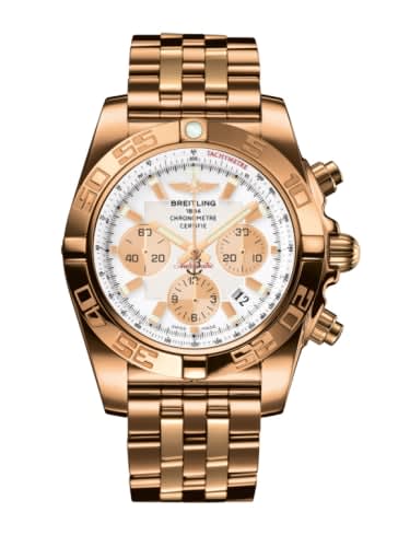 Breitling Chronomat 44 Rose Gold / Antarctica White / Bracelet