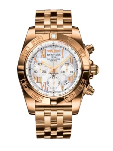 Breitling Chronomat 44 Rose Gold / Pearl Roman / Bracelet