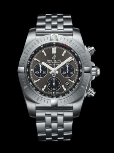 Breitling Chronomat B01 Chronograph 44 Stainless Steel / Blackeye Grey / Bracelet