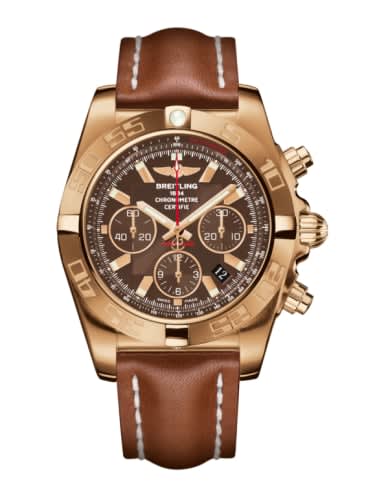 Breitling Chronomat 44 Rose Gold / Metallica Brown / Calf