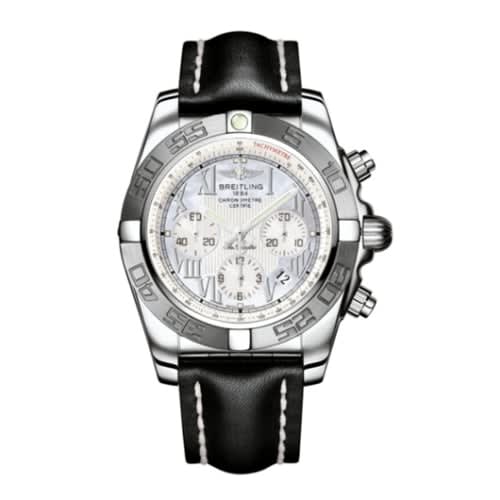 Breitling Chronomat 44 Stainless Steel / MOP - Roman / Calf