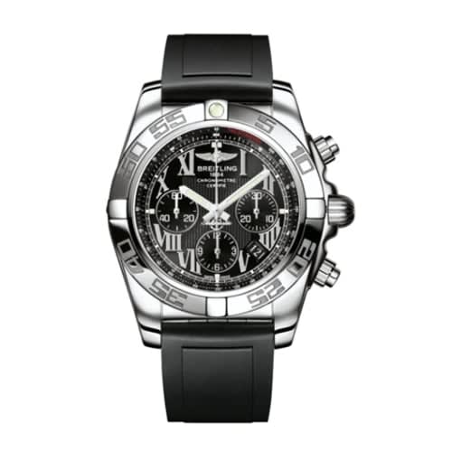 Breitling Chronomat 44 Stainless Steel / Onyx Black Roman / Rubber