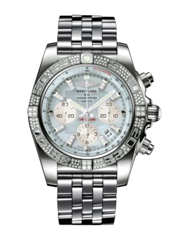 Breitling Chronomat 44 White Gold / Diamond / Gray Pearl Diamond / Bracelet