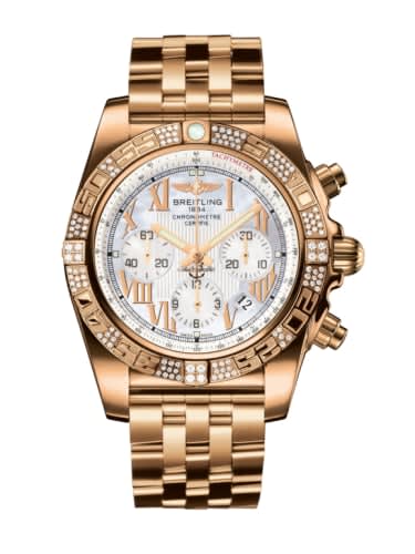 Breitling Chronomat 44 Rose Gold / Diamond / Pearl Roman / Bracelet