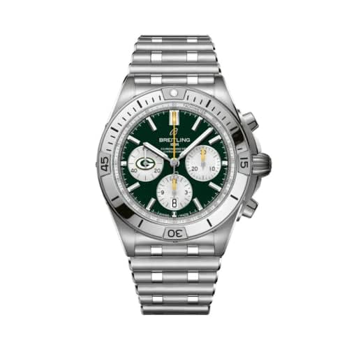 Breitling Chronomat B01 42 NFL Green Bay Packers / Rouleaux