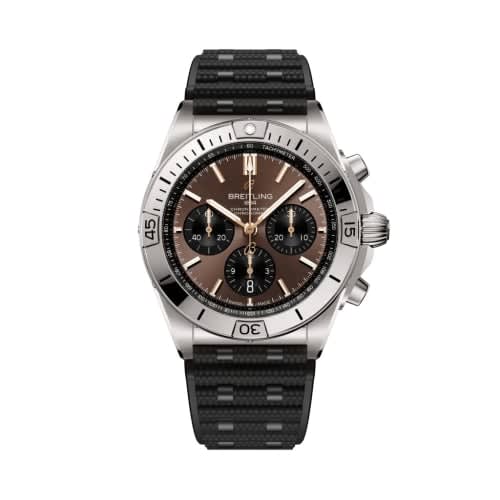Breitling Chronomat B01 42 Stainless Steel / Brown / Switzerland
