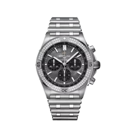 Breitling Chronomat B01 42 Stainless Steel - Diamond / Grey MOP / Japan
