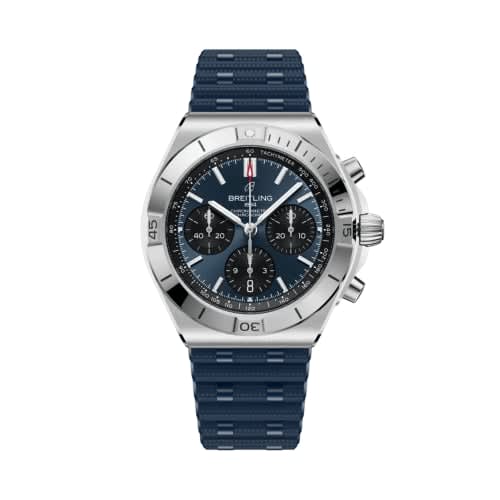 Breitling Chronomat B01 42 Stainless Steel / Blue / Rubber