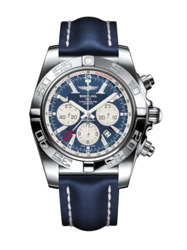 Breitling Chronomat 47 GMT Stainless Steel / Metallica Blue / Calf