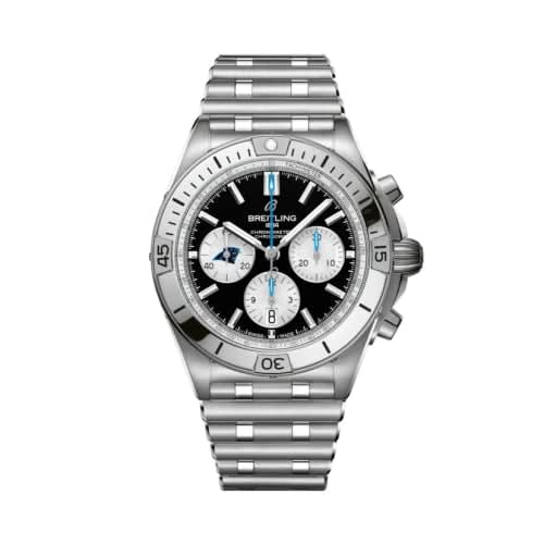 Breitling Chronomat B01 42 NFL Carolina Panthers / Rouleaux