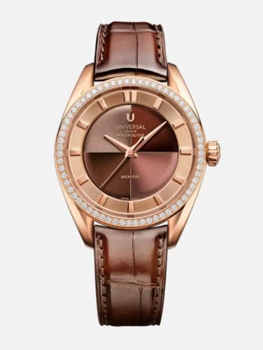 Universal Genève Polerouter Camaïeu Toffee