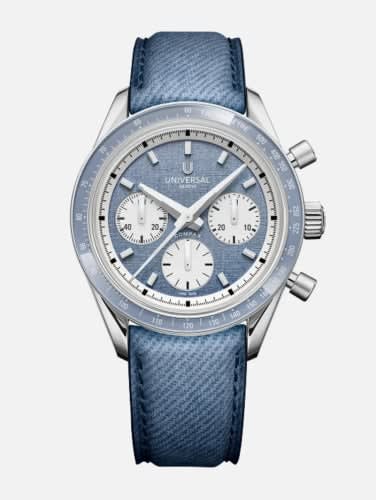 Universal Genève Compax Capsule Brushed Indigo