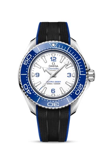 Omega Seamaster Planet Ocean Ultra Deep O-Megasteel / White / Rubber