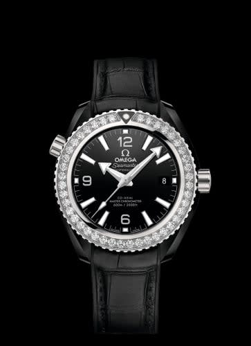 Omega Seamaster Planet Ocean 600M Co-Axial 39.5 Master Chronometer Deep Black / Black / Strap