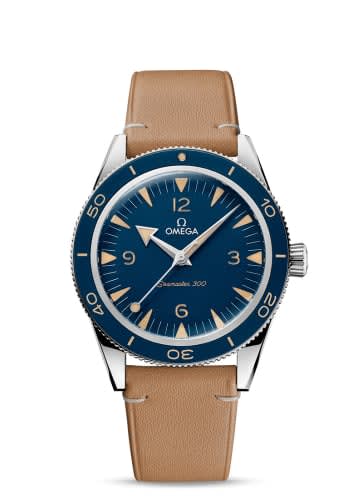 Omega Seamaster 300 Master Chronometer Stainless Steel / Blue / Strap
