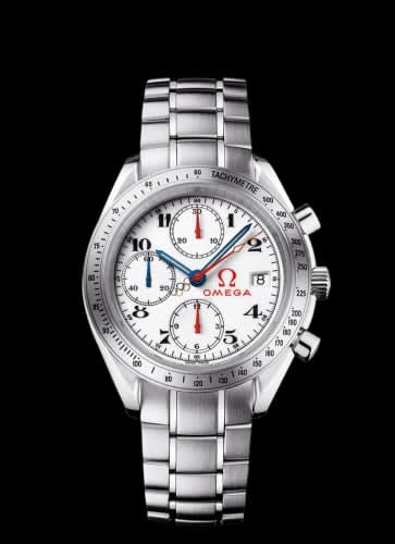 Omega Speedmaster Date 40 Stainless Steel / White / Bracelet / Olympic Timeless