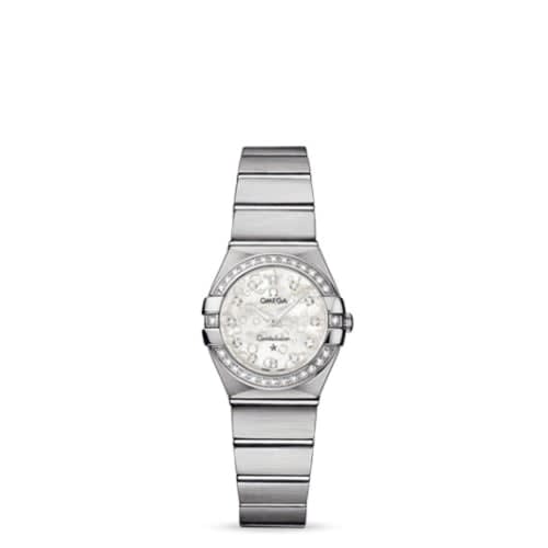 Omega Constellation Quartz 24 Brushed Stainless Steel / Diamond / Silver Omega
