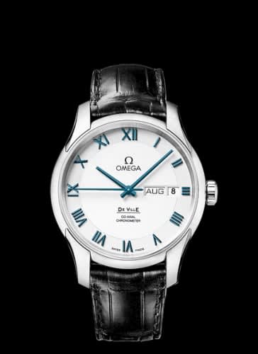 Omega De Ville Co-Axial Annual Calendar Platinum / White