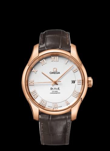 Omega De Ville Co-Axial 41 Red Gold / Silver Diamond