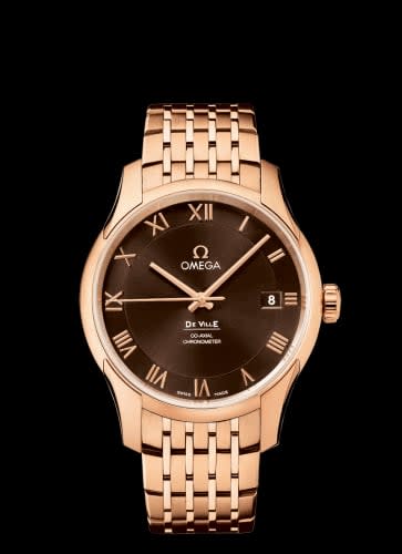 Omega De Ville Co-Axial 41 Red Gold / Brown / Bracelet