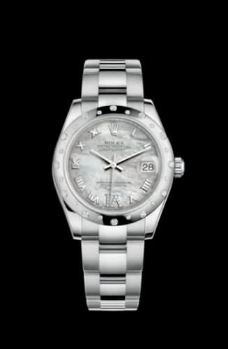 Rolex Datejust 31 Stainless Steel Domed Diamond / Oyster / MOP - Roman