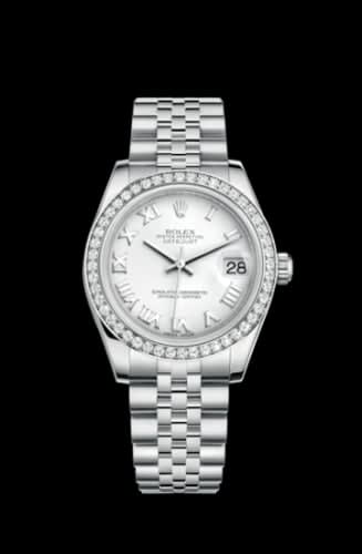 Rolex Datejust 31 Stainless Steel Diamond / Jubilee / White - Roman