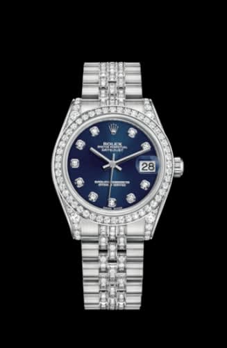 Rolex Datejust 31 White Gold Diamond / Jubilee Diamond / Blue Diamond