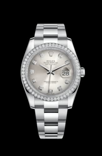 Rolex Datejust 36 Stainless Steel Diamond / Oyster / Silver Diamonds