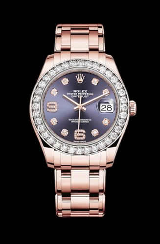 Rolex Datejust Pearlmaster 39 Everose Diamond / Aubergine