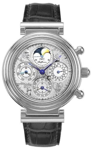 IWC Schaffhausen Da Vinci Tourbillon Leonardo White Gold / English