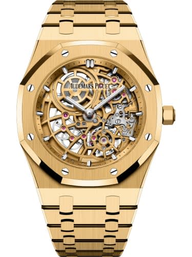 Audemars Piguet Royal Oak Extra-Thin Openworked Yellow Gold