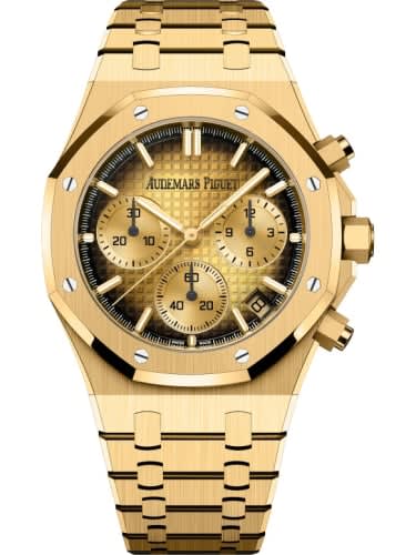 Audemars Piguet Royal Oak Chronograph 41 Yellow Gold / Smoked Champagne