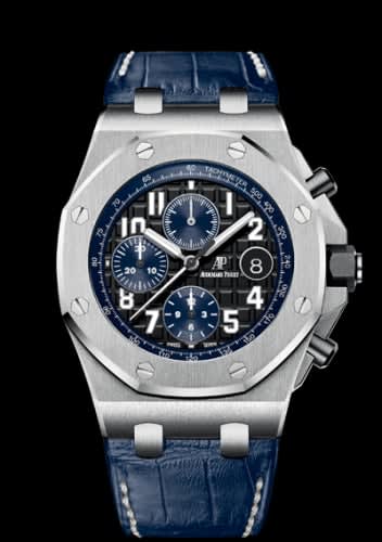 Audemars Piguet Royal Oak Offshore 26470 Stainless Steel / Black / Alligator
