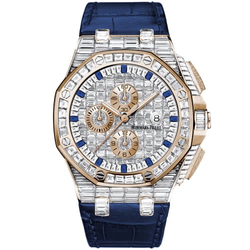 Audemars Piguet Royal Oak Offshore Pink Gold - Baguette / Sapphire