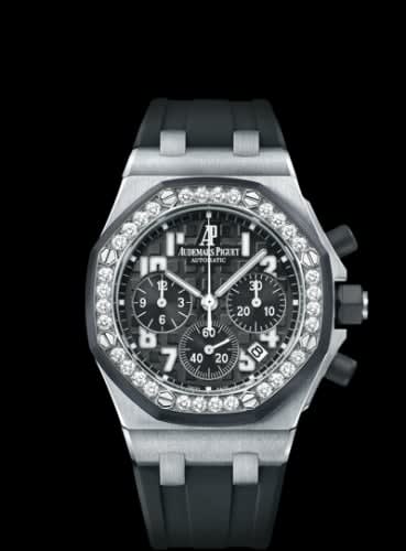 Audemars Piguet Royal Oak OffShore 26048 Lady Chronograph Stainless Steel / Black