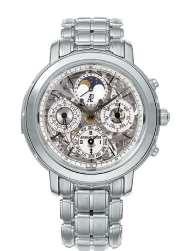 Audemars Piguet Jules Audemars 26023 Grande Complication Platinum / Sapphire / Bracelet