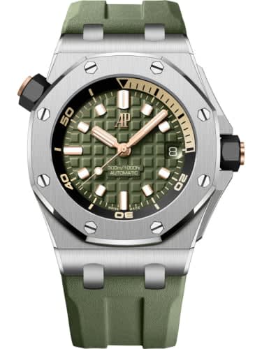 Audemars Piguet Royal Oak Offshore Diver Stainless Steel / Green