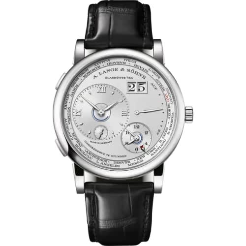 A. Lange & Söhne Lange 1 Timezone Platinum / Silver
