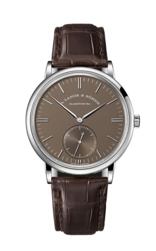 A. Lange & Söhne Saxonia Automatik White Gold / Terra Brown Ginza