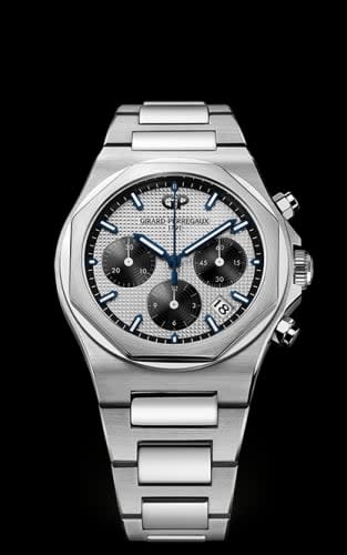 Girard-Perregaux Laureato 38 Chronograph Stainless Steel / Silver Panda / Bracelet