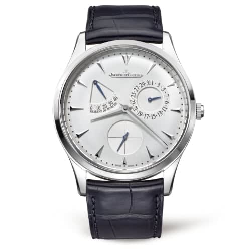 Jaeger-LeCoultre Master Ultra Thin Réserve de Marche Stainless Steel / Silver / Alligator
