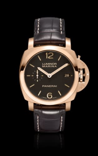 Panerai Luminor 1950 Marina 42 3 Days Automatic Red Gold / Brown