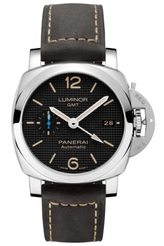 Panerai Luminor 1950 42 3 Days GMT Automatic Stainless Steel / Black Hobnail