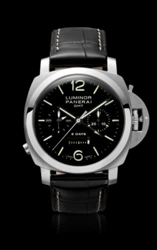 Panerai Luminor 1950 Chrono Monopulsante 8 Days GMT Acciaio